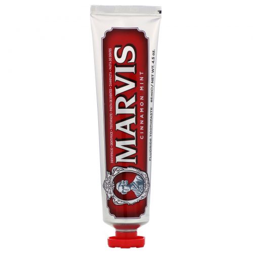 Marvis, Fluoride Toothpaste, Cinnamon Mint, 4.5 oz (85 ml)