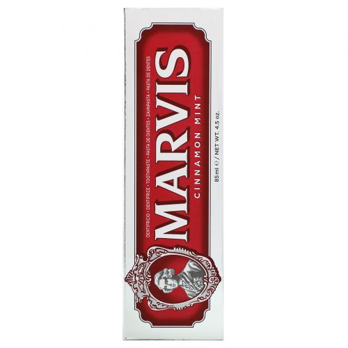 Marvis, Fluoride Toothpaste, Cinnamon Mint, 4.5 oz (85 ml)