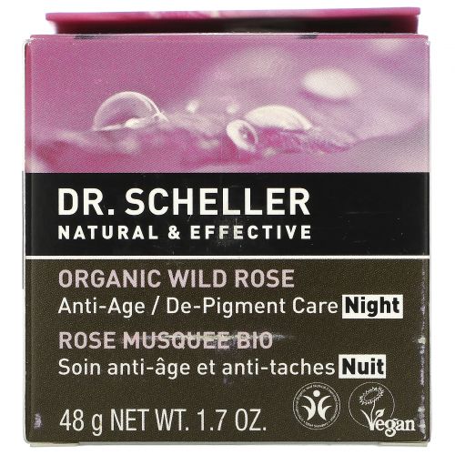 Dr. Scheller, Organic Wild Rose Anti-aging De-pigment Night Care, 1.8 oz. (50 ml)