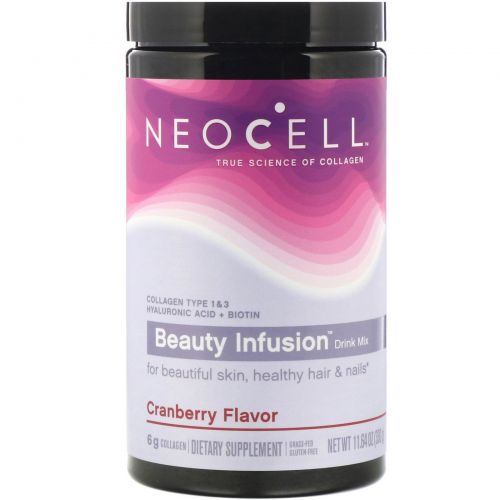 Neocell, Настойка красоты, клюквенный коктейль, 11.64 унц. (330 г)
