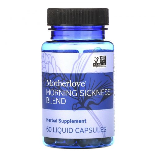 Motherlove, Morning Sickness Blend, 60 Liquid Capsules