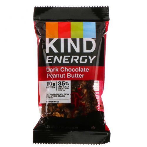 KIND Bars, Energy,  Dark Chocolate Peanut Butter , 12 Bars, 2.1 oz (60 g) Each