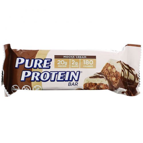 Pure Protein, Батончик с кофейным кремом, 6 батончиков, 50 г (1,76 унций) каждый