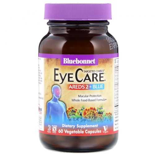 Bluebonnet Nutrition, Targeted Choice, Eye Care, 60 Vegetable Capsules