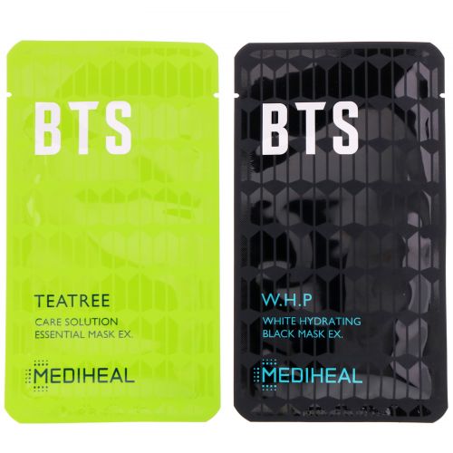 Mediheal, x BTS, Brightening Care Special Set, 10 Sheets, 490 ml