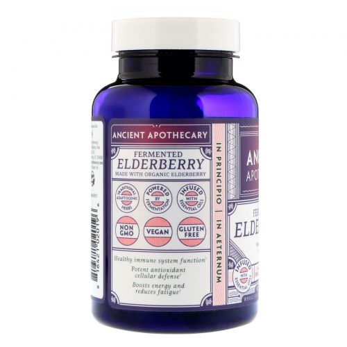 Ancient Apothecary, Fermented Elderberry, 90 Capsules