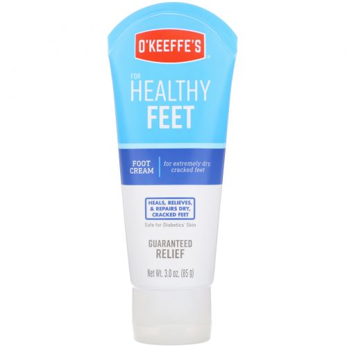 O'Keeffe's, Healthy Feet, крем для ног, без запаха, 3 унц. (85 г)