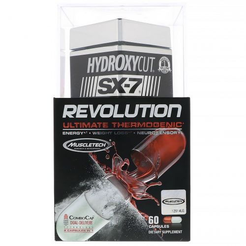 Hydroxycut, SX-7 Revolution Ultimate Thermogenic, 60 капсул