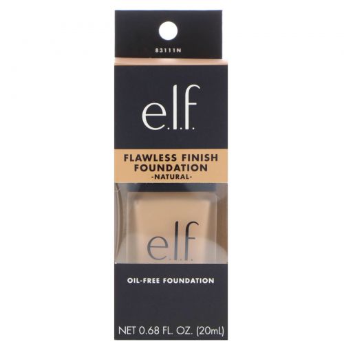 E.L.F. Cosmetics, Тональная основа без масла, SPF 15, цвет фарфоровый, 0.8 унций (23 г)