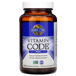 Garden of Life, Vitamin Code, Men, 120 вегетарианских таблеток