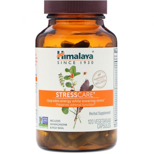 Himalaya Herbal Healthcare, Поддержка организма при стрессе 120 овощных капсул