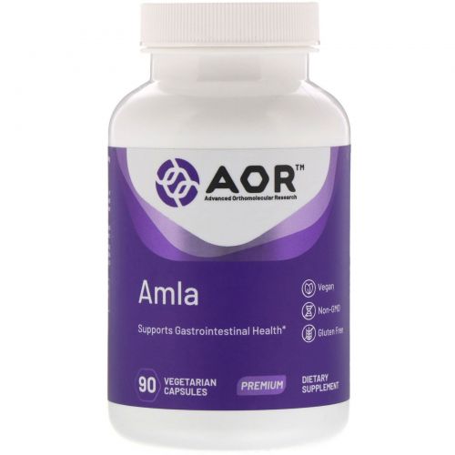 Advanced Orthomolecular Research AOR, AMLA, 90 Vegetarian Capsules