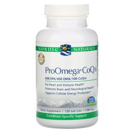 Nordic Naturals, ProOmega CoQ10, 1000 mg, 120 Soft Gels