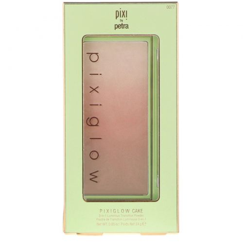 Pixi Beauty, Pixiglow Cake, 3-in1 Luminous Transition Powder, Gilded Bare Glow, 0.85 oz (24 g)