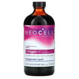 Neocell, Коллаген +C, гранатовый сироп, 16 жидких унций (473 мл)