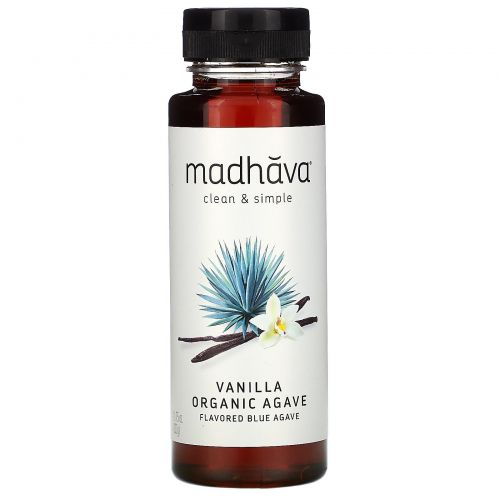 Madhava Natural Sweeteners, Органическая агава, ваниль, 333 г (11,75 унций)