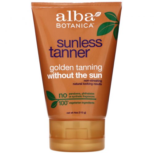 Alba Botanica, Sunless Tanning Lotion, 4 oz (113 g)