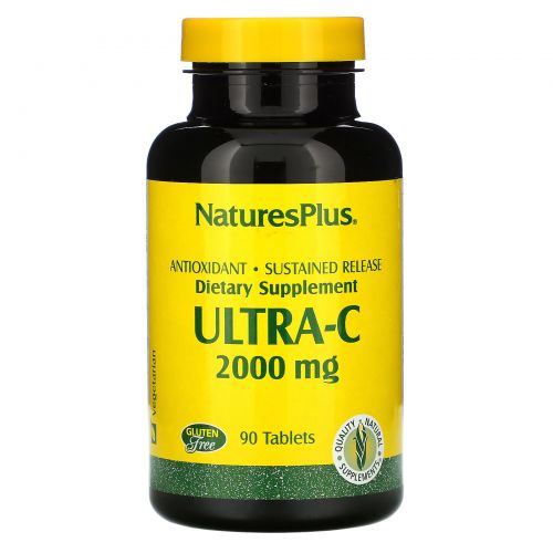 Nature's Plus, Ультра-C, 2000 мг, 90 таблеток