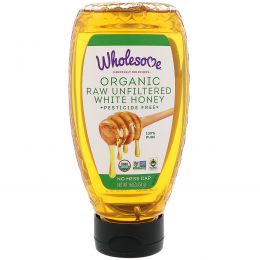 Wholesome Sweeteners, Inc., Organic, Raw Unfiltered White Honey, 16 oz (454 g)