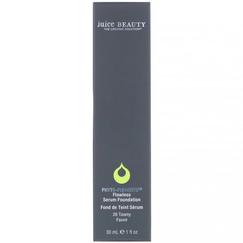 Juice Beauty, Phyto-Pigments, Flawless Serum Foundation, 26 Tawny, 1 fl oz (30 ml)