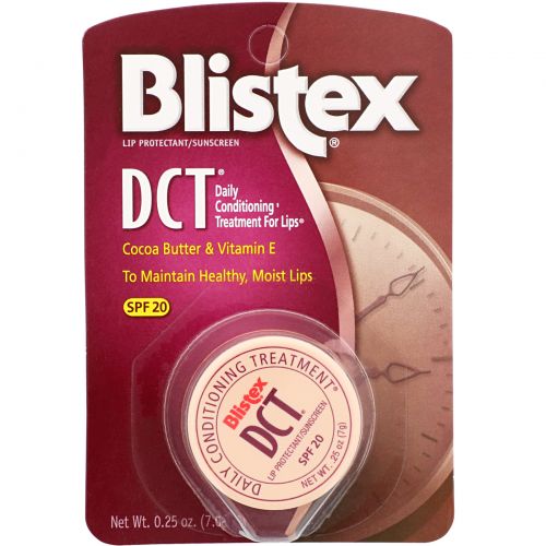 Blistex, DCT (Ежедневное увлажнение) для губ, SPF 20, 0,25 унции (7,08 г)