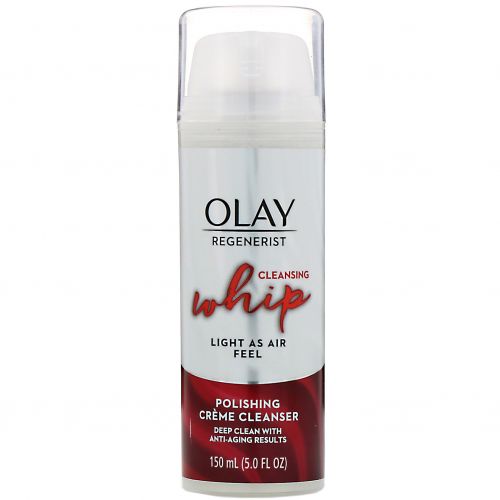 Olay, Regenerist, очищающая пенка, кремовое полирующее средство для умывания, 150 мл (5 жидк. унций)