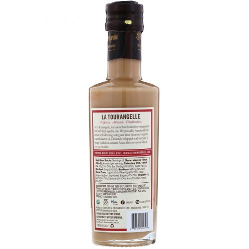 La Tourangelle, Organic Vinaigrette, Sesame Tamari, 8.45 fl oz (250 ml)