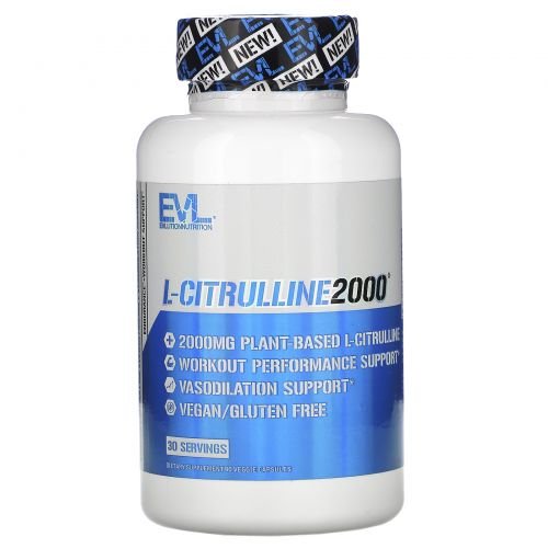 EVLution Nutrition, L-Citrulline2000, 2,000  mg, 90 Veggie Capsules