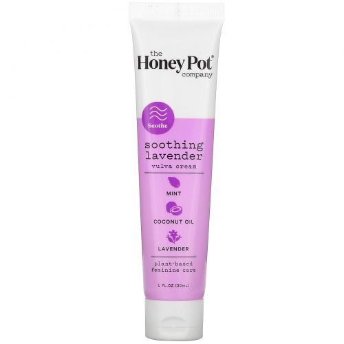 The Honey Pot Company, Soothing Lavender, Vulva Cream, 1 fl oz (30 ml)