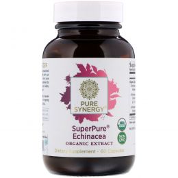 The Synergy Company, SuperPure Echinacea Organic Extract, 60 Capsules