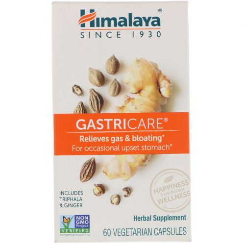 Himalaya Herbal Healthcare, GastriCare, 60 капсул на растительной основе