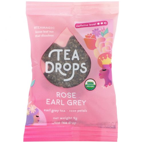 Tea Drops, Rose Earl Grey, 3.2 oz