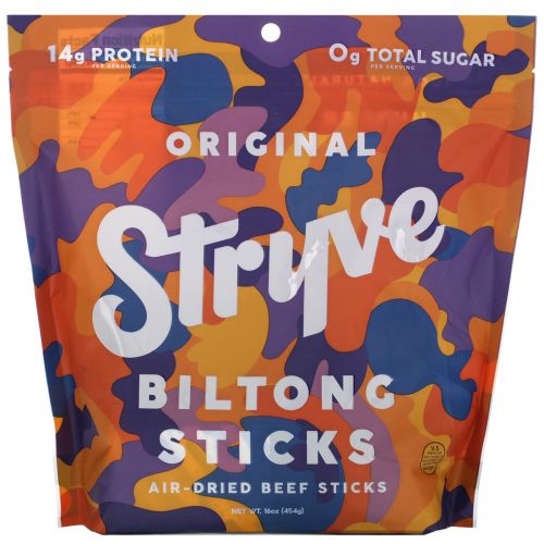 Stryve Foods, Biltong Sticks, Minis, Original 16 oz (454 g)