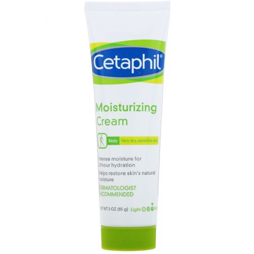 Cetaphil, Moisturizing Cream, Very Dry, Sensitive Skin, 3 oz  (85 g)