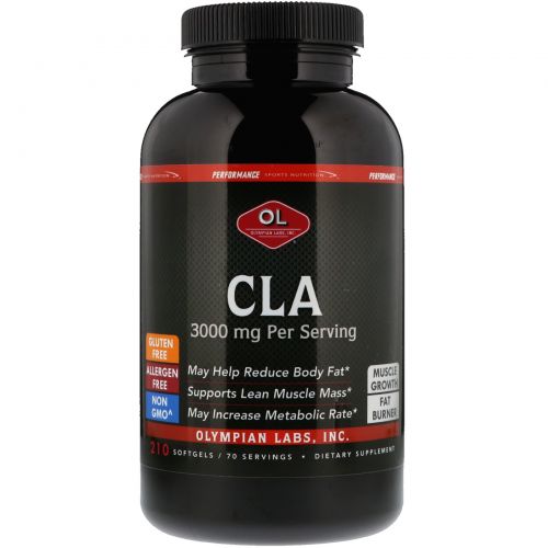 Olympian Labs Inc., CLA, 3000 мг, 210 мягких капсул