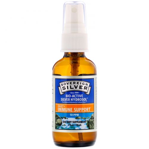 Sovereign Silver, Bio-Active Silver Hydrosol, Fine-Mist Throat Spray, 10 PPM, 2 fl oz (59 ml)