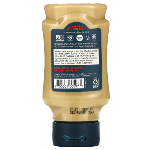 Sir Kensington's, Dijon Mustard, 9 oz (255 g)