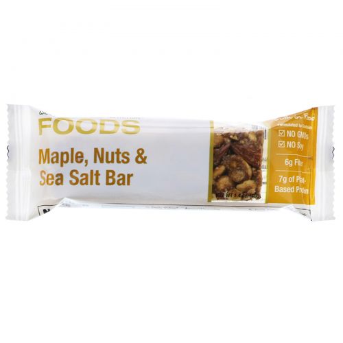 California Gold Nutrition, Maple, Nuts & Sea Salt Bars, 12 Bars, 1.4 oz (40 g) Each