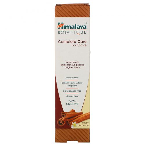 Himalaya Herbal Healthcare, Зубная паста для полного ухода за зубами, Simply Cinnamon, 5,29 унций (150 г)