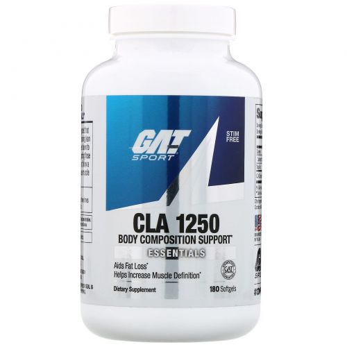 GAT, КЛК 1250, Поддержка формы тела, 180 мягких таблеток