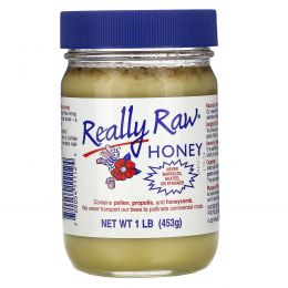 Really Raw Honey, Мед, 1 фунт (453 г)