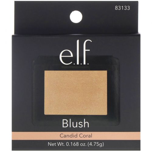 E.L.F. Cosmetics, Румяна, Кандид Коралл, 0,168 унции (4,75 г)