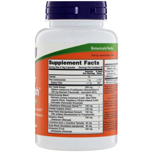 Now Foods, Liver Detoxifier & Regenerator, 90 капсул