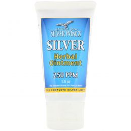 Natural Path Silver Wings, Травяная мазь с серебром, 250 PPM, 1,5 унции