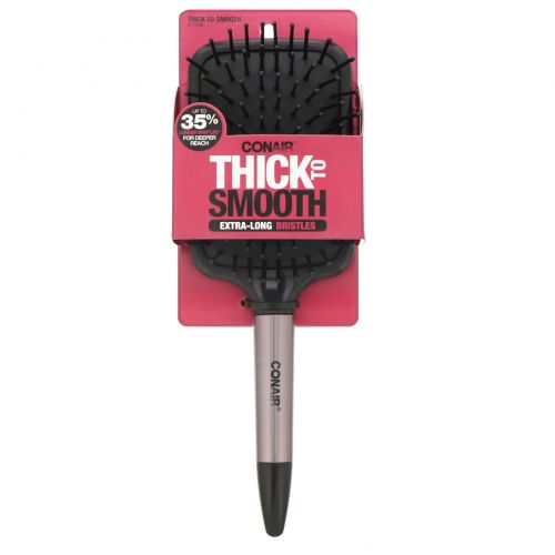 Conair, Плоская щетка Thick to Smooth с удлиненными зубьями, 1 шт.