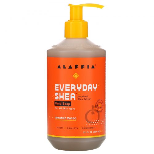 Everyday Shea, Everyday Shea, Hand Soap, Mandarin Mango, 12 fl oz (354 ml)