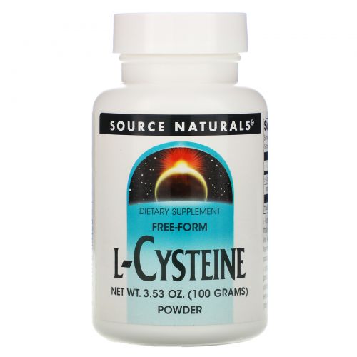 Source Naturals, L-цистеин 3.53 унции (100 г)