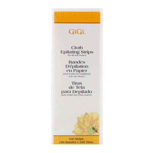 Gigi Spa, Тканевые полоски для депиляции, для мягкого воска, маленькие, 100 шт.