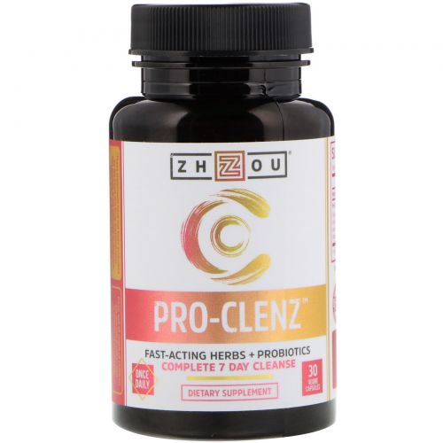 Zhou Nutrition, Pro-Clenz, полная очистка за 7 дней, 30 вегетарианских капсул