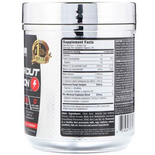 Six Star, Pre-Workout Explosion, Fruit Punch, 7.30 oz (207 g)